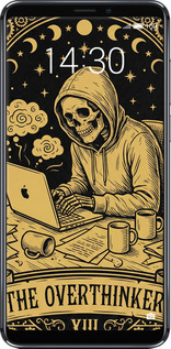 Силиконовый чехол The Overthinker для Meizu Note 8 - 6774u-1610 изображение 