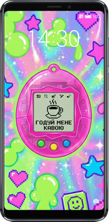 Силиконовый чехол Y2K Aesthetic Retro Pet: Годуй мене кавою для Meizu Note 8 - 6784u-1610 изображение 