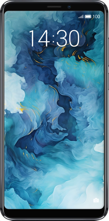 Силиконовый чехол Акварель для Meizu Note 8 - 6320u-1610 изображение 