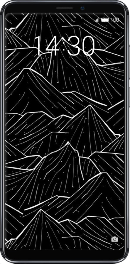 Силіконовий чехол Із зображенням Темних гір для Meizu Note 8 - 6489u-1610 изображение 