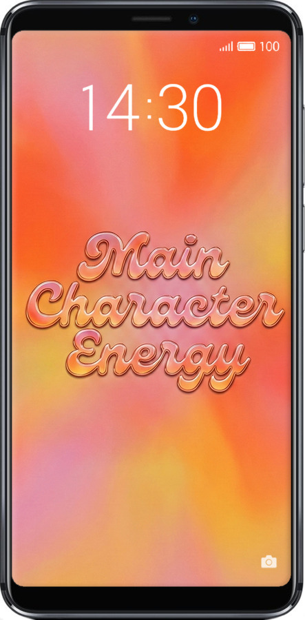 Силиконовый чехол Aura Gradient Main Character Energy Aesthetic Y2K для Meizu Note 8 - 6783u-1610 изображение 