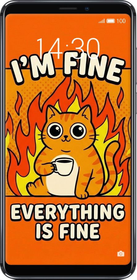 Силіконовий чехол Funny Cat для Meizu Note 8 - 6786u-1610 изображение 