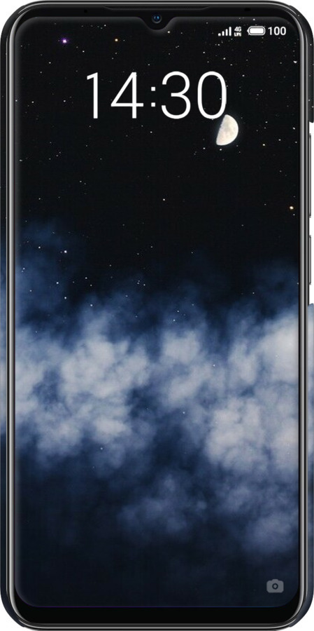 3D пластиковый матовый чехол Ночное небо для Meizu Note 9 - 6450m-1689 изображение 