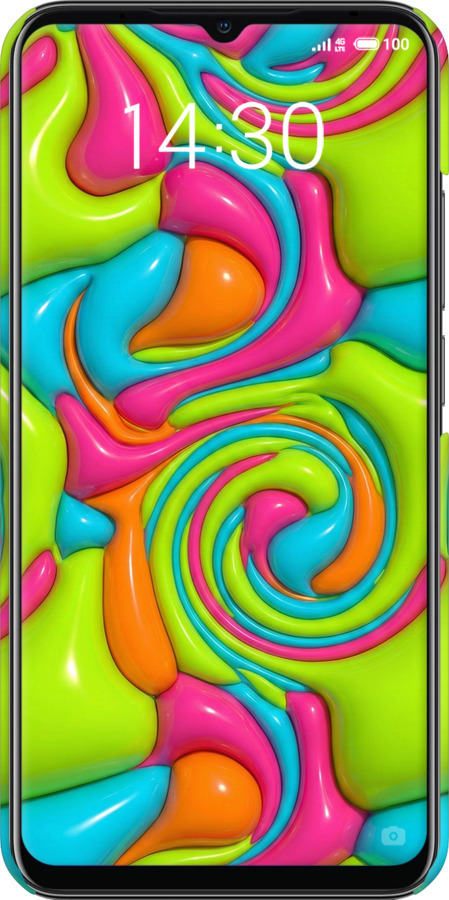 3D пластиковий матовий чехол Y2K Jelly Dream для Meizu Note 9 - 6780m-1689 изображение 