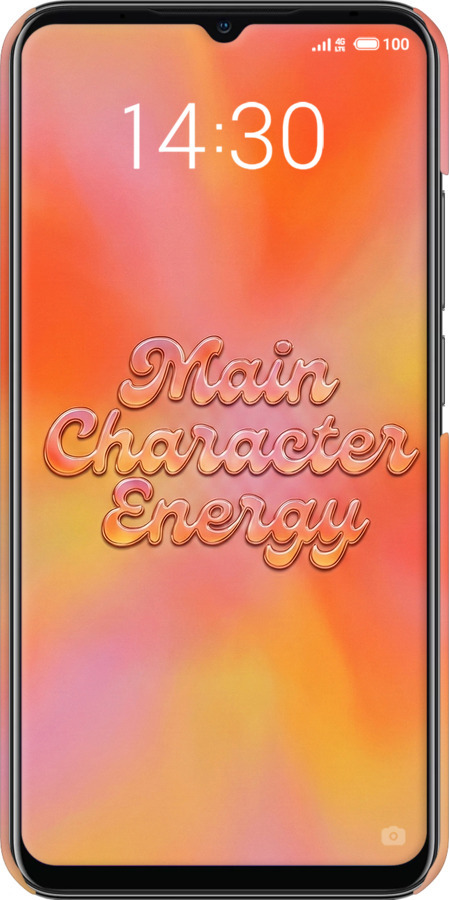 3D пластиковый матовый чехол Aura Gradient Main Character Energy Aesthetic Y2K для Meizu Note 9 - 6783m-1689 изображение 