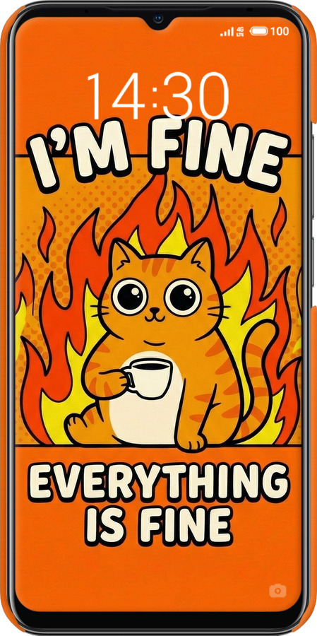 3D пластиковый матовый чехол Funny Cat для Meizu Note 9 - 6786m-1689 изображение 