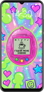 2D пластиковый чехол Y2K Aesthetic Retro Pet: Годуй мене кавою для Meizu Note 9 - 6784t-1689 изображение 