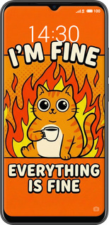 2D пластиковый чехол Funny Cat для Meizu Note 9 - 6786t-1689 изображение 