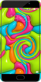 3D пластиковий матовий чехол Y2K Jelly Dream для Meizu Pro 6 Plus - 6780m-678 изображение 