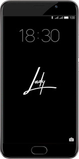 Силіконовий чехол Lady 2 для Meizu Pro 6 Plus - 4867u-678 изображение 