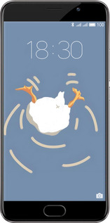 Силиконовый чехол Гусь ныряет для Meizu Pro 6 Plus - 6275u-678 изображение 