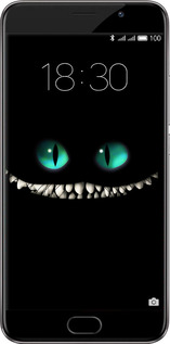 Силиконовый чехол Чеширский кот для Meizu Pro 6 Plus - 689u-678 изображение 