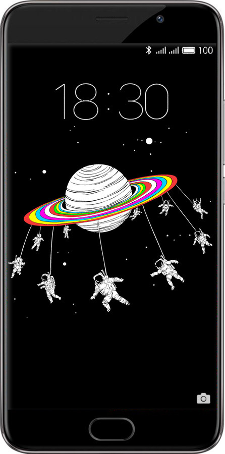 Силіконовий чехол Місячна карусель для Meizu Pro 6 Plus - 4136u-678 изображение 