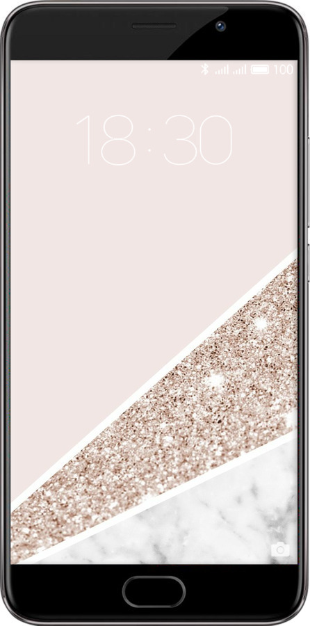 Силіконовий чехол Пастельний мармур для Meizu Pro 6 Plus - 4342u-678 изображение 
