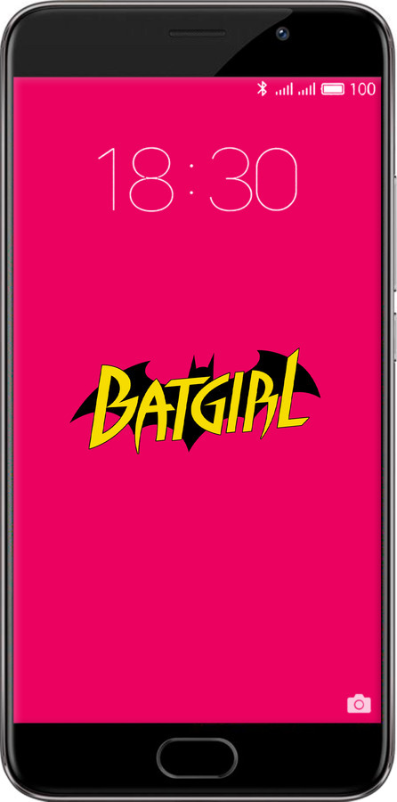 Силиконовый чехол bat girl для Meizu Pro 6 Plus - 4533u-678 изображение 