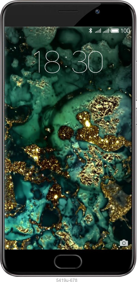 Силіконовий чехол Мармур золото багатство для Meizu Pro 6 Plus - 5419u-678 изображение 