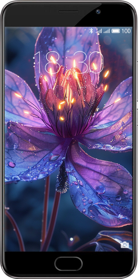 Силиконовый чехол Магический цветок для Meizu Pro 6 Plus - 6038u-678 изображение 