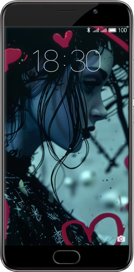 Силиконовый чехол XO Love v2 для Meizu Pro 6 Plus - 6057u-678 изображение 
