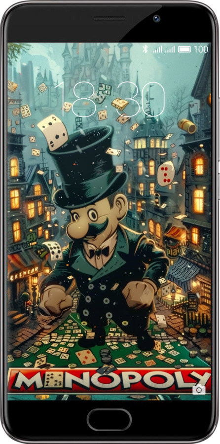 Силіконовий чехол Казковий Monopoly для Meizu Pro 6 Plus - 6086u-678 изображение 