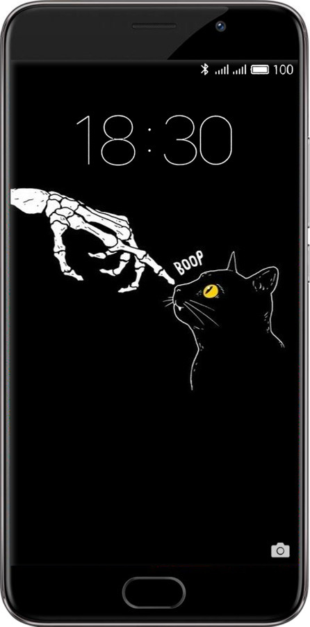 Силіконовий чехол Кішка для Meizu Pro 6 Plus - 6505u-678 изображение 