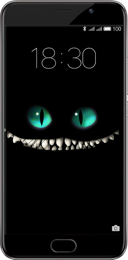 Силиконовый чехол Чеширский кот для Meizu Pro 6 Plus - 689u-678 изображение 