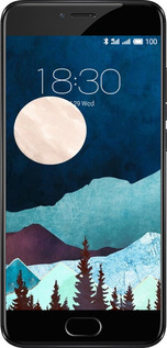 2D пластиковый чехол Горная идиллия ночной пейзаж для Meizu Pro 6 - 6488t-293 изображение 