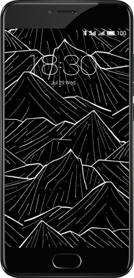 2D пластиковий чехол Із зображенням Темних гір для Meizu Pro 6 - 6489t-293 изображение 