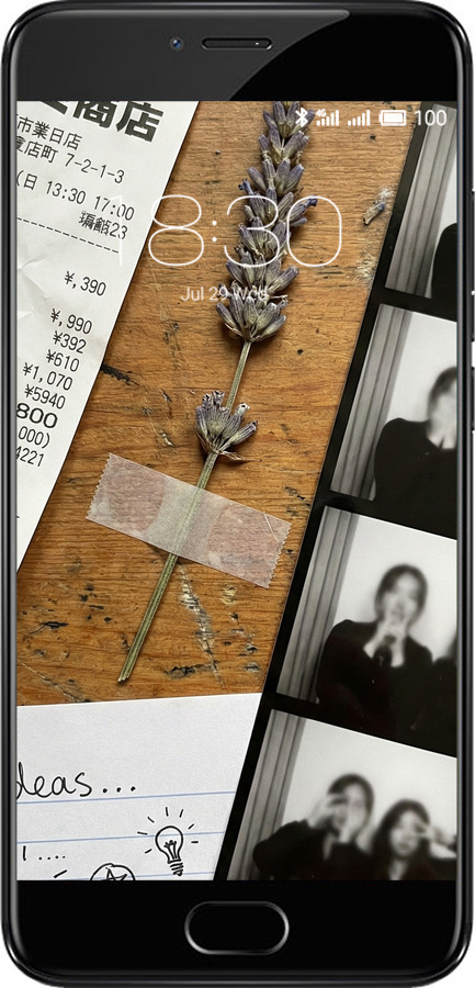 Силиконовый чехол Aesthetic Scrapbook Collage для Meizu Pro 6 - 6773u-293 изображение 