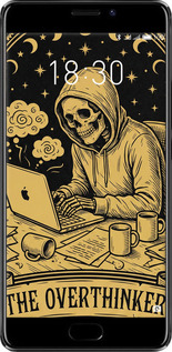 2D пластиковый чехол The Overthinker для Meizu Pro 7 Plus - 6774t-1131 изображение 
