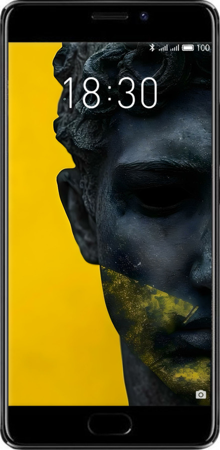 2D пластиковый чехол Статуя арт для Meizu Pro 7 Plus - 6330t-1131 изображение 