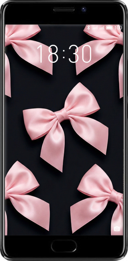 2D пластиковый чехол Coquette Ribbons Dark Coquette для Meizu Pro 7 Plus - 6767t-1131 изображение 