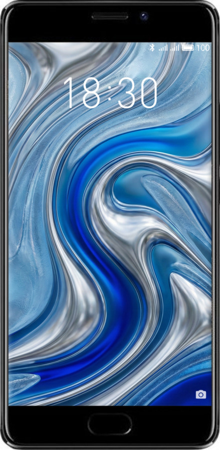 2D пластиковий чехол Liquid Chrome для Meizu Pro 7 Plus - 6781t-1131 изображение 