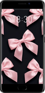 Силіконовий чехол Coquette Ribbons Dark Coquette для Meizu Pro 7 - 6767u-1044 изображение 