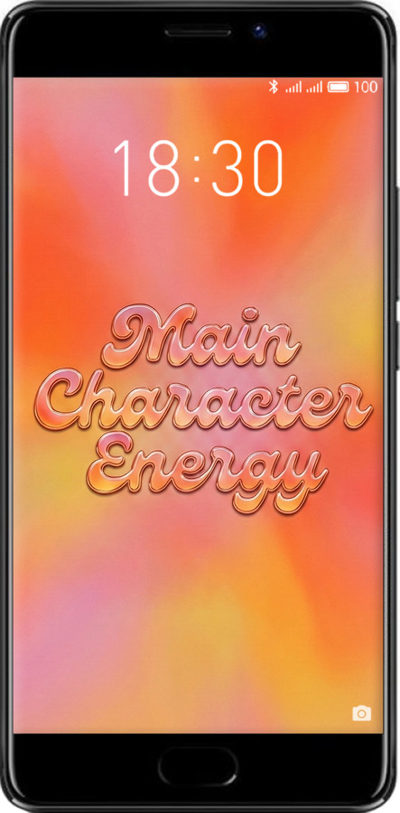 Силіконовий чехол Aura Gradient Main Character Energy Aesthetic Y2K для Meizu Pro 7 - 6783u-1044 изображение 