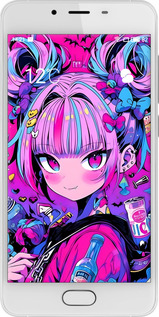 2D пластиковый чехол Аниме милаха для Meizu U10 - 6314t-415 изображение 