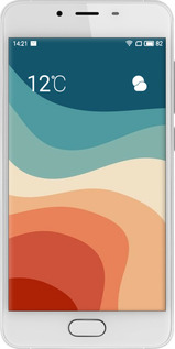 2D пластиковий чехол У стилі ретро з хвилями для Meizu U10 - 6531t-415 изображение 