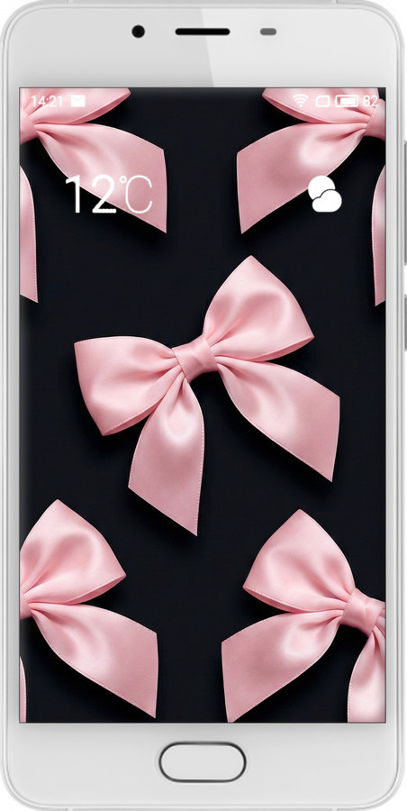 2D пластиковый чехол Coquette Ribbons Dark Coquette для Meizu U10 - 6767t-415 изображение 