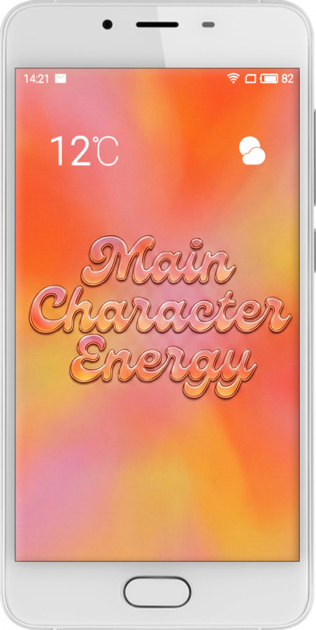 2D пластиковий чехол Aura Gradient Main Character Energy Aesthetic Y2K для Meizu U10 - 6783t-415 изображение 