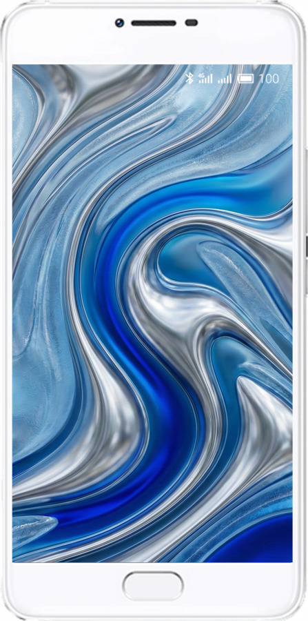 2D пластиковий чехол Liquid Chrome для Meizu U20 - 6781t-416 изображение 