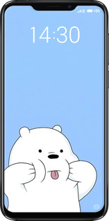 Силиконовый чехол Милый мишка для Meizu X8 - 6357u-1601 изображение 