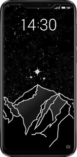 Силиконовый чехол Минималистический горный пейзаж для Meizu X8 - 6438u-1601 изображение 