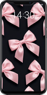 Силиконовый чехол Coquette Ribbons Dark Coquette для Meizu X8 - 6767u-1601 изображение 