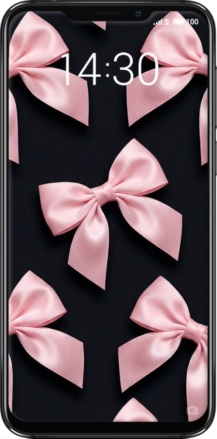 Силиконовый чехол Coquette Ribbons Dark Coquette для Meizu X8 - 6767u-1601 изображение 