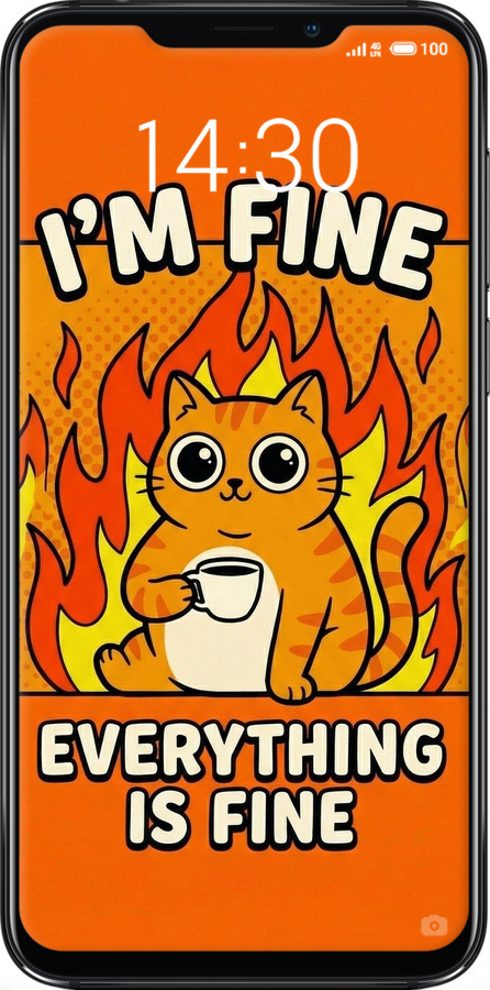 Силіконовий чехол Funny Cat для Meizu X8 - 6786u-1601 изображение 