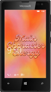 Силиконовый чехол Aura Gradient Main Character Energy Aesthetic Y2K для Microsoft Lumia 435 - 6783u-673 изображение 