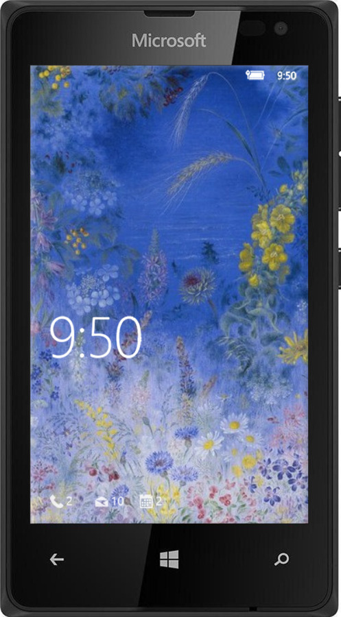 Силиконовый чехол Билокур для Microsoft Lumia 435 - 5908u-673 изображение 