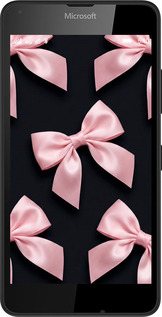 2D пластиковый чехол Coquette Ribbons Dark Coquette для Microsoft Lumia 640 - 6767t-273 изображение 