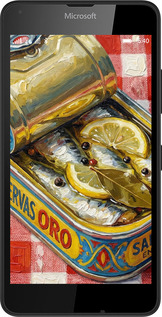 2D пластиковый чехол Vintage Sardine Tin Phone для Microsoft Lumia 640 - 6772t-273 изображение 