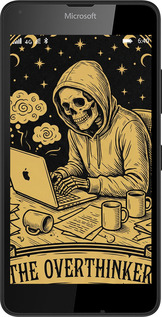 2D пластиковый чехол The Overthinker для Microsoft Lumia 640 - 6774t-273 изображение 