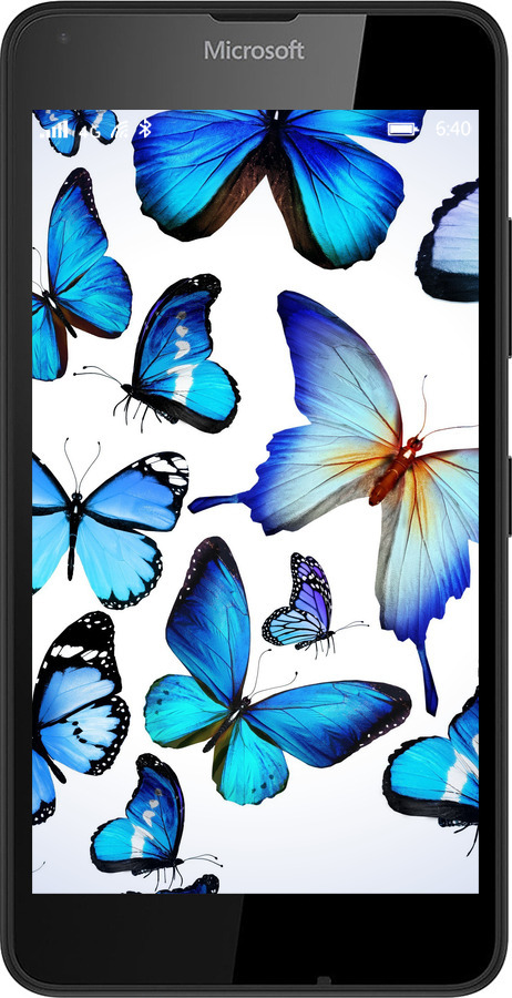 2D пластиковий чехол Метелики для Microsoft Lumia 640 - 6023t-273 изображение 
